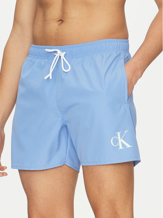 

Шорты для плавания стандартный крой KM0KM01101 Calvin Klein Swimwear, синий