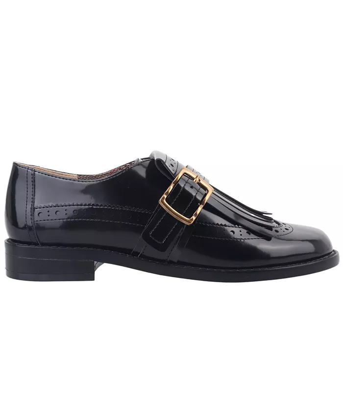 Женские лоферы Lorelaii с килтом и пряжкой, созданные для Macy's Giani Bernini, черный — фото 3