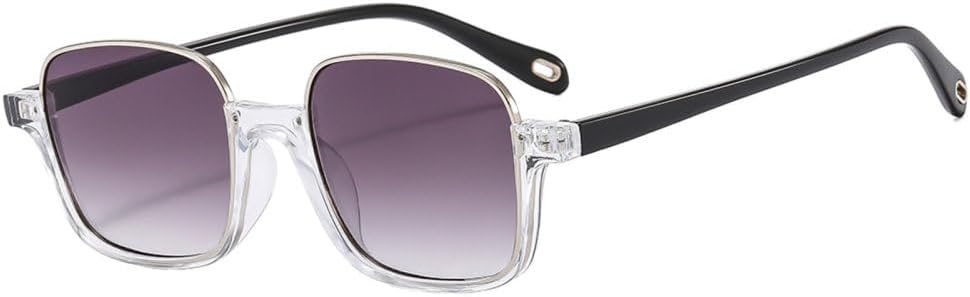 

Роскошные солнцезащитные очки в полуободковой оправе для женщин, винтажные черные с зеленым градиентом, защита от УФ-излучения UV400, мужские солнцезащитные очки в стиле ретро TYUVIVO, Transparent