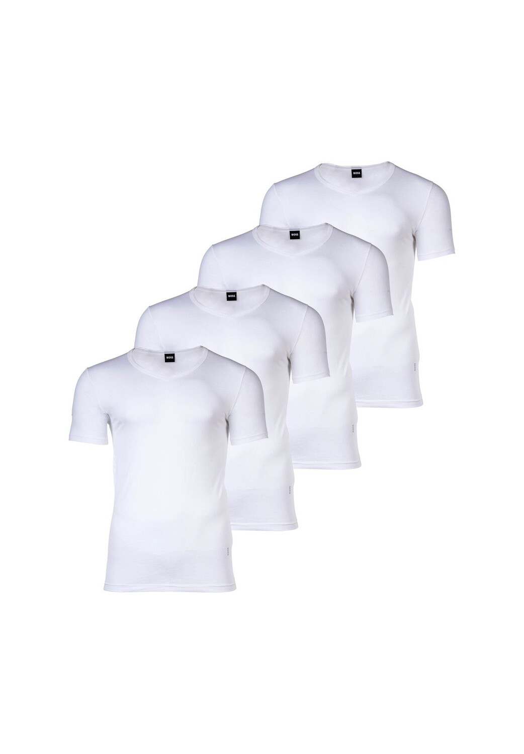 

Футболка мужская, 4 шт. - TShirtVN Modern, майка, V-образный вырез, стрейч BOSS