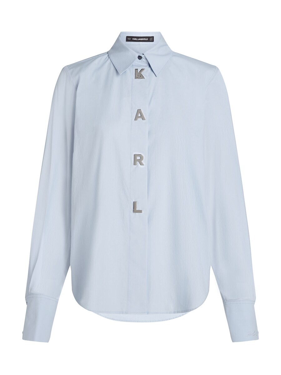 

Рубашка Karl Lagerfeld Blouse, светло-синий