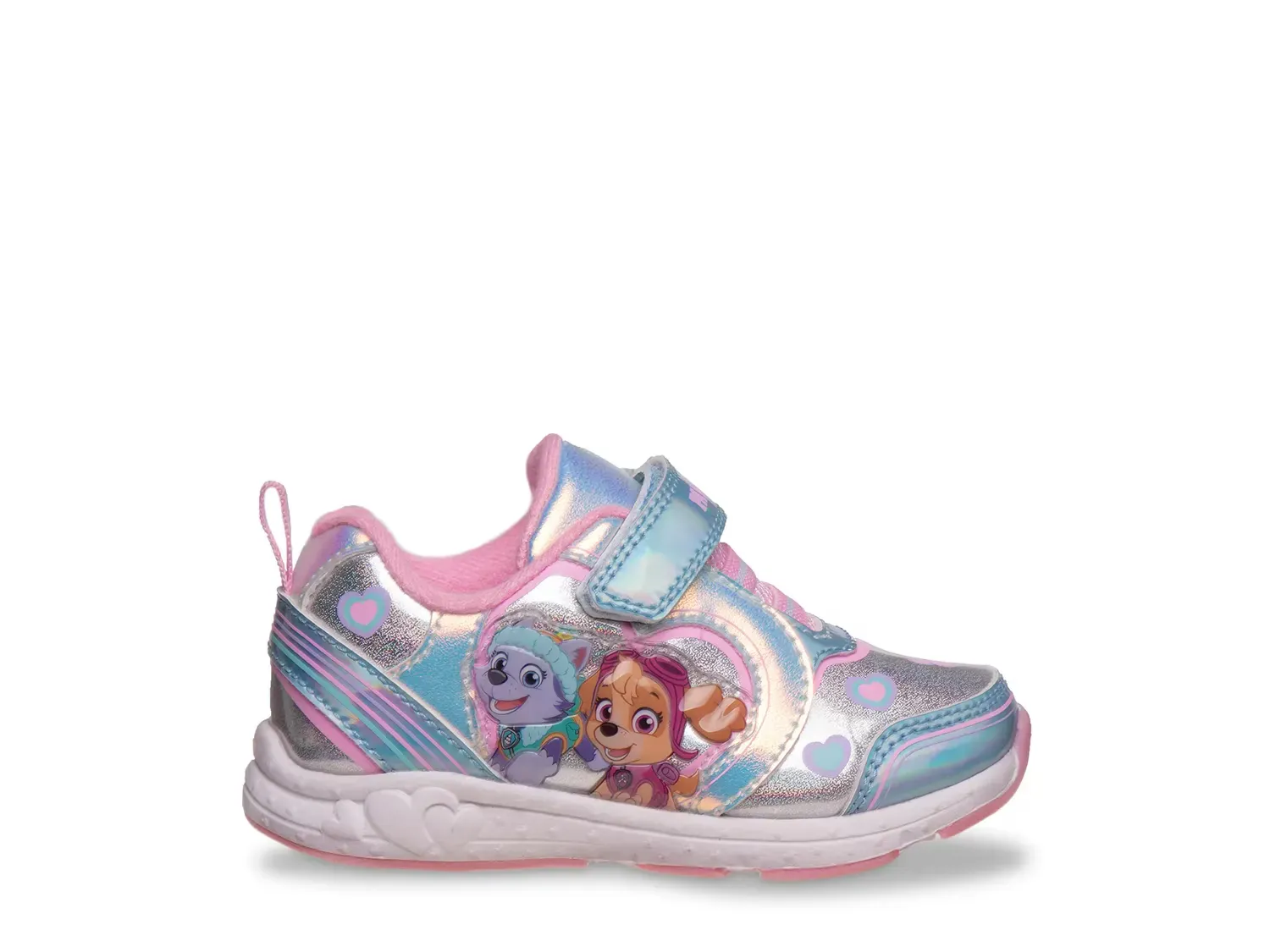 Светящиеся кроссовки - детские Paw Patrol, Silver/Pink — фото 2
