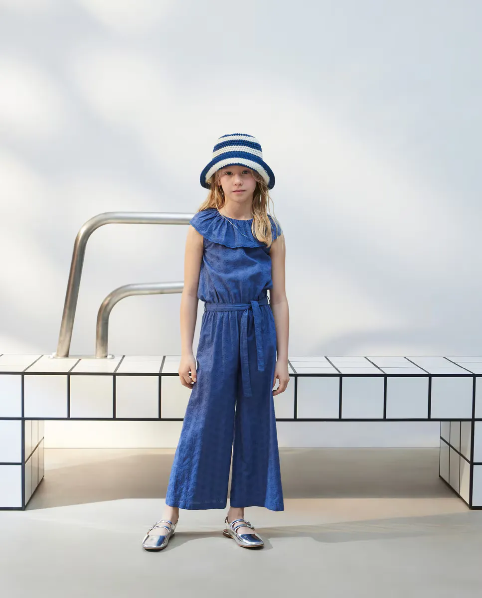 

Комбинезон с короткими рукавами для девочки Kids El Corte Inglés, индиго
