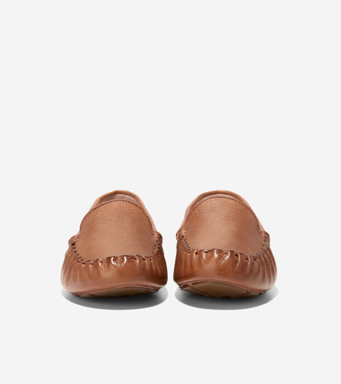 Женские кожаные лоферы Cole Haan Evelyn Driver Flat 5 Pecan Brown KHD474 — фото 3