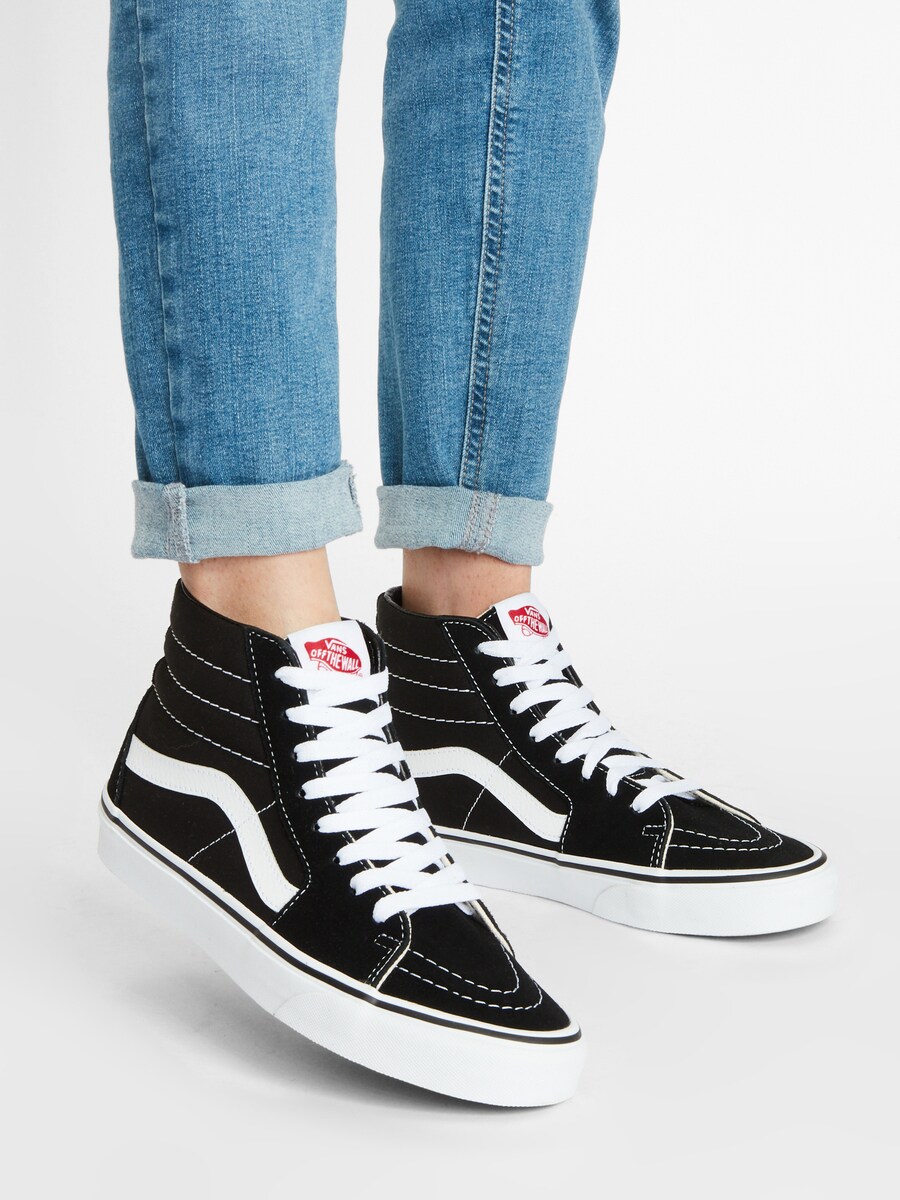 Кроссовки с высоким берцем VANS SK8-HI, черный — фото 2