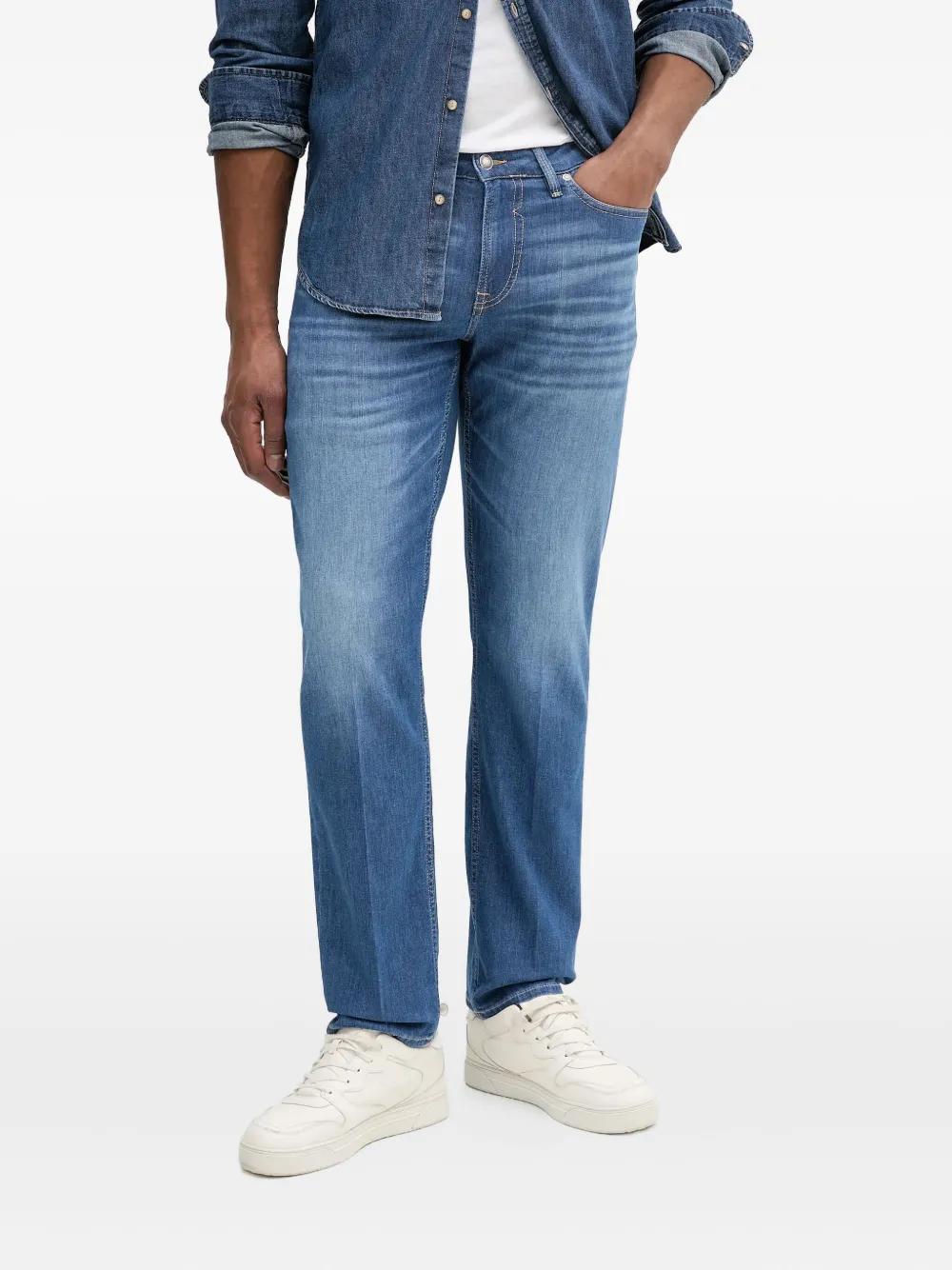 

Джинсы с логотипом GUESS USA, синий