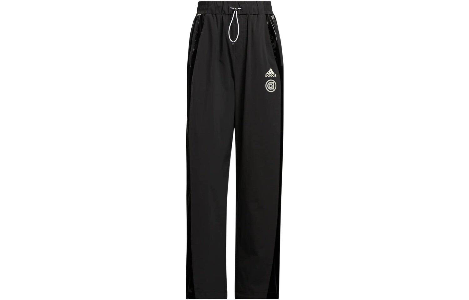 

Трикотажные спортивные штаны женские черные Adidas