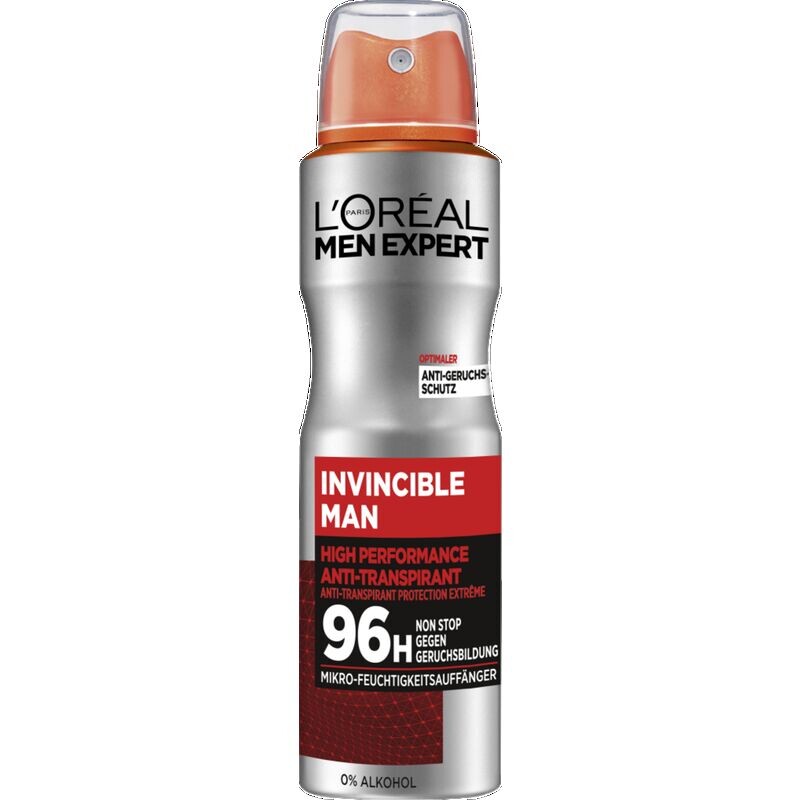 

Дезодорант-спрей Invincible Man 96H L’Oréal Paris, 150 ml