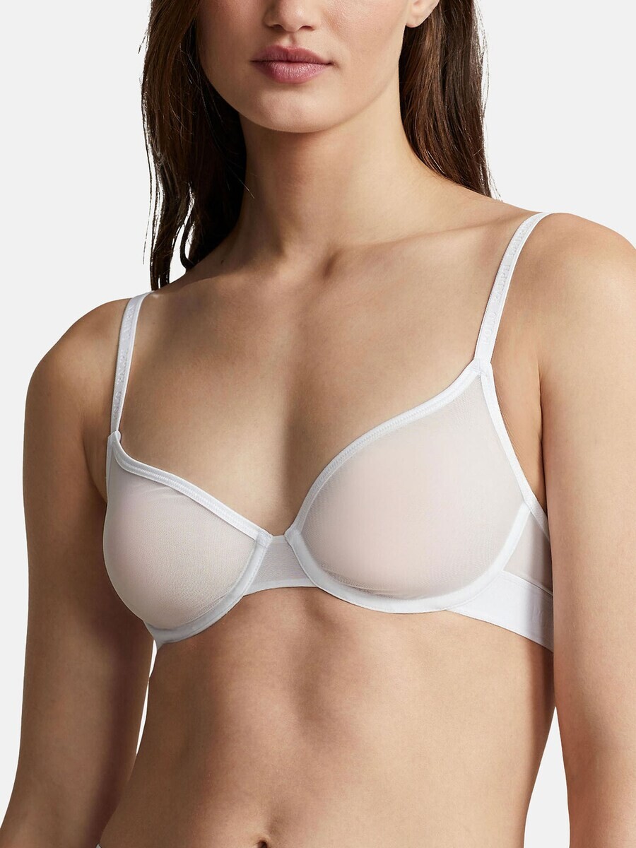 Бюстгальтер на косточках Polo Ralph Lauren Balconette Bra UNLINED DEMI BRA, белый — фото 4