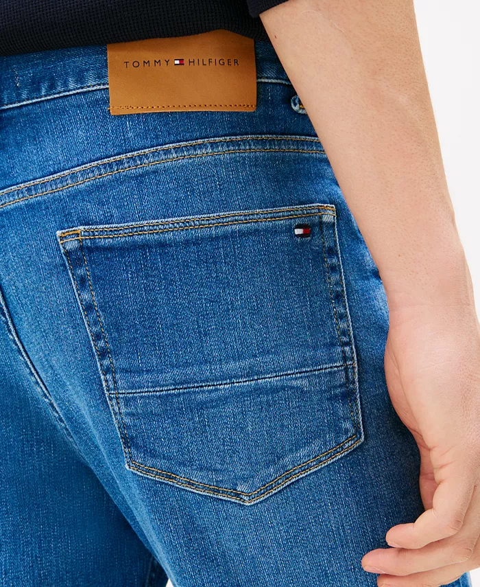 Мужские джинсы Bleeker Slim Fit Stretch Tommy Hilfiger, коричневый — фото 3