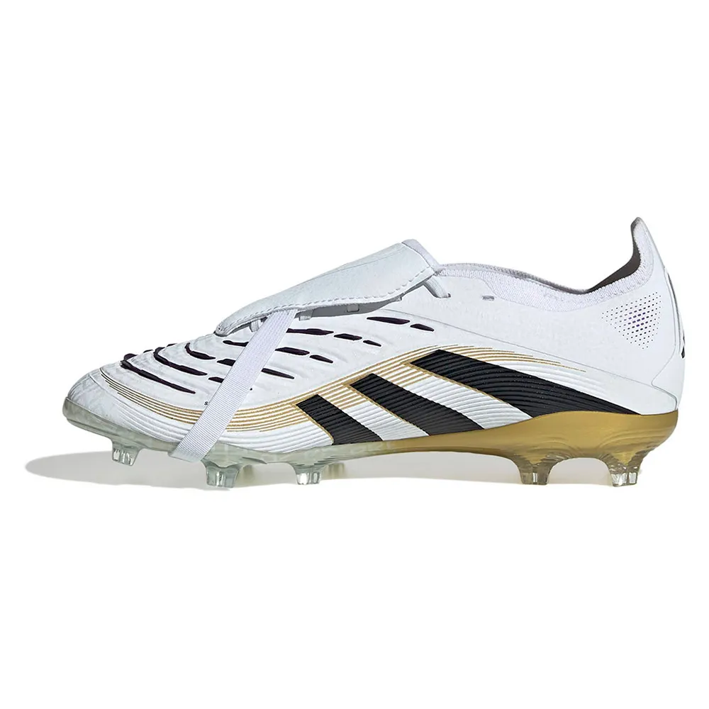 Футбольные бутсы adidas Predator Elite Fold-Over Tongue FG, белый — фото 3