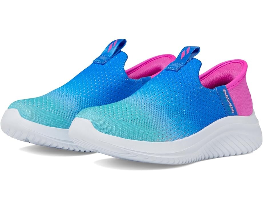 

Кроссовки SKECHERS KIDS Ultra Flex 3.0 Stretch Knit, цвет Blue/Pink