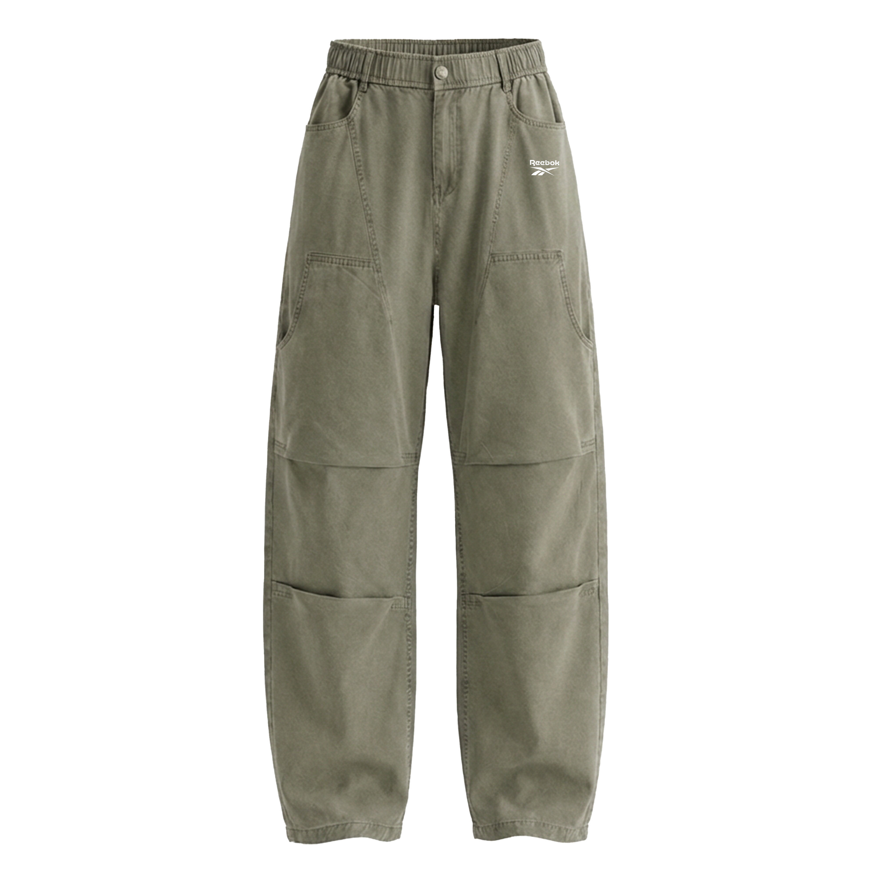

Повседневные брюки Unisex Moderate Straight Fit Reebok, army зеленый