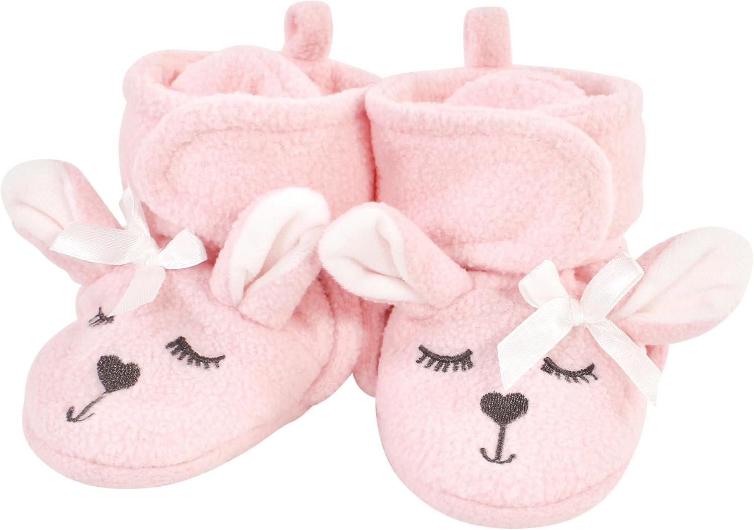 Теплые флисовые пинетки Hudson Baby для мальчиков и девочек, Bunny Bear — фото 3