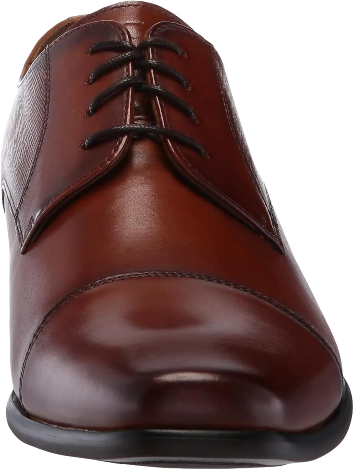 Мужские оксфордские туфли Florsheim с перфорацией на мыске в виде мышиного ангела, коньячный — фото 2