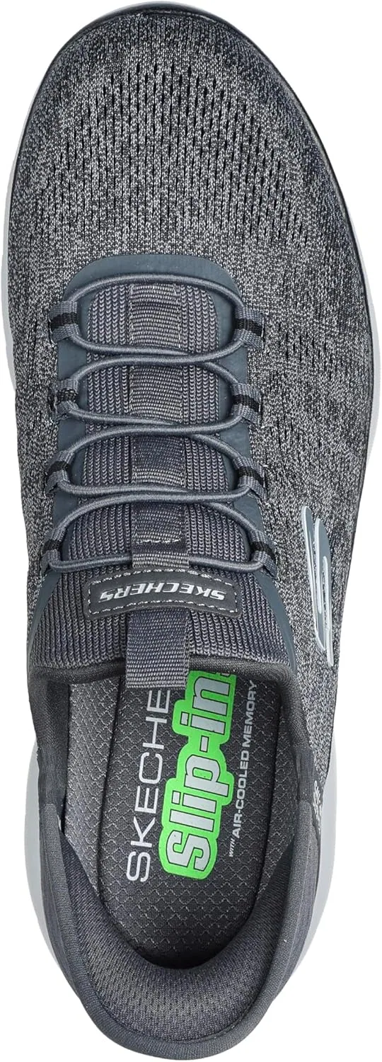 Мужские кроссовки Skechers Summits High Range, 2-Charcoal Mesh Black Trim — фото 3
