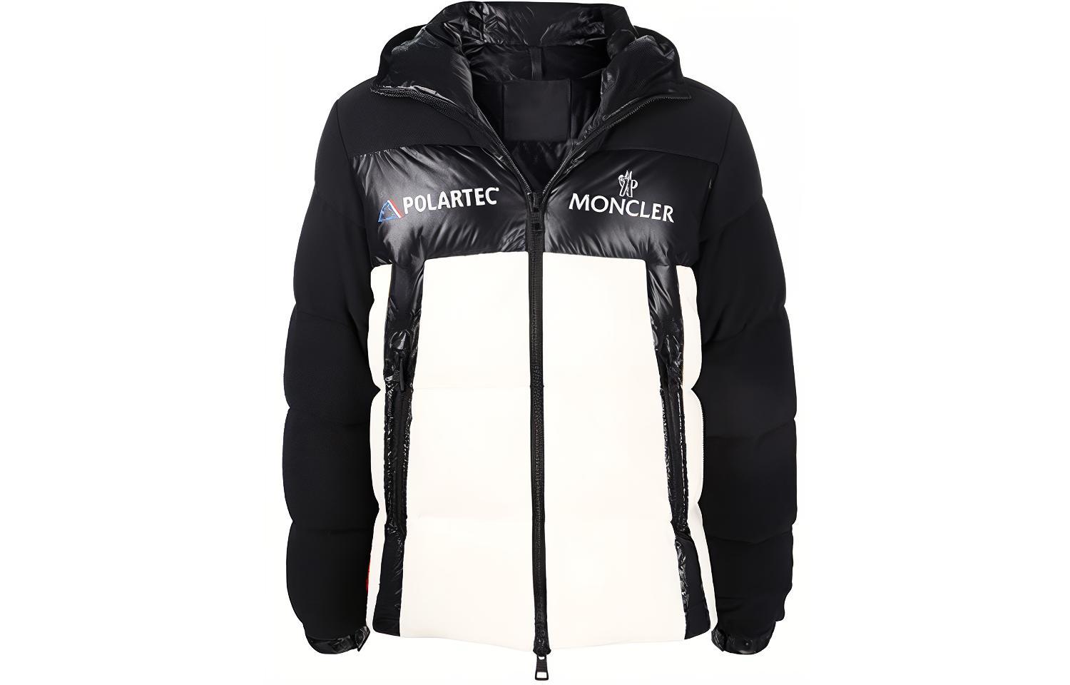 

Moncler Зимняя мужская куртка-пуховик, черно-белая, Черный, Moncler Зимняя мужская куртка-пуховик, черно-белая