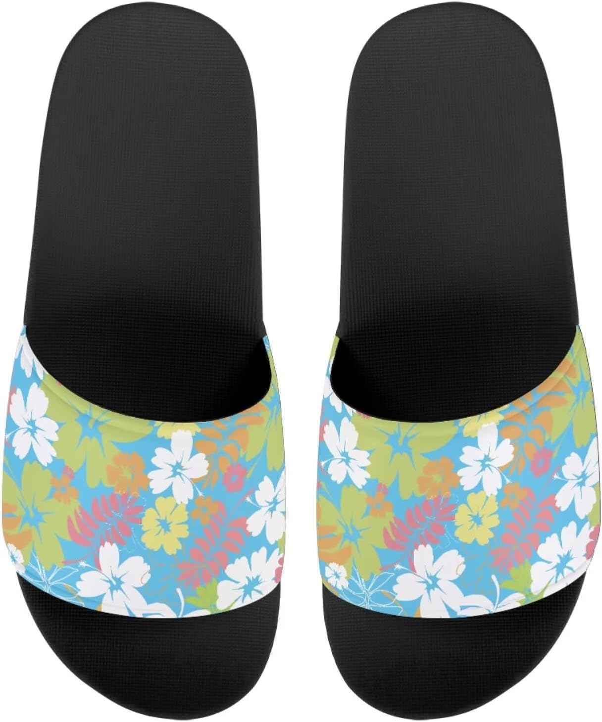 

Женские шлепанцы с цветочным принтом, легкие повседневные босоножки с нескользящей подошвой для лета Getelinseng, Hawaii Hibiscus