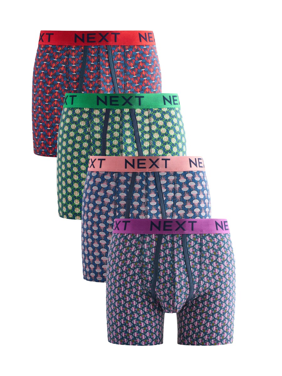 

Боксеры Next, цвет Navy/Green/Purple/Red