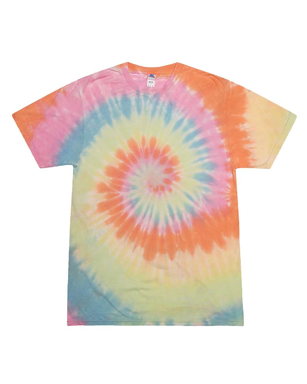 

Футболка Festival Tie-Dyed Burnout Colortone, цвет pastel