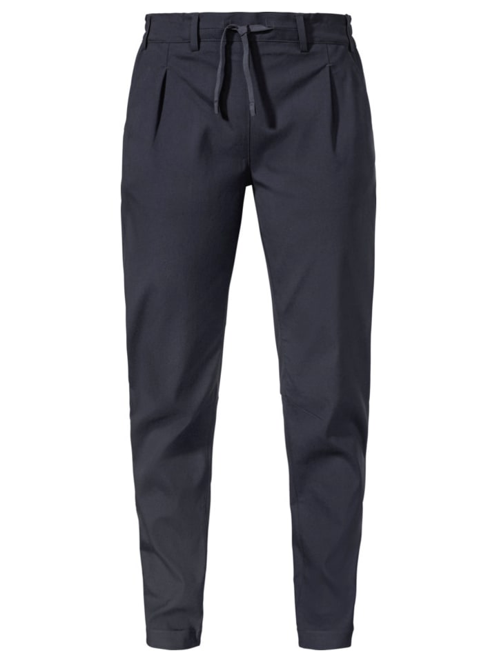 

Schöffel Длинные брюки "Pants Style Oaktree WMS" темно-синего цвета, похожие на блейзер