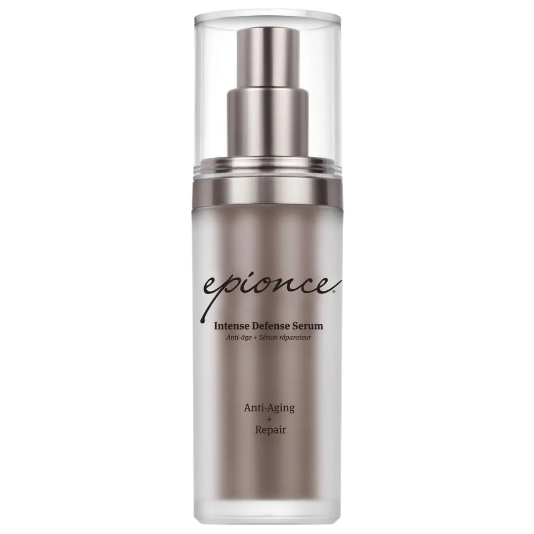 Сыворотка для лица Epionce Intense Defense Serum - антивозрастная сыворотка с витаминами C, E, D, A, B и ниацинамидом, разработанная дерматологами.