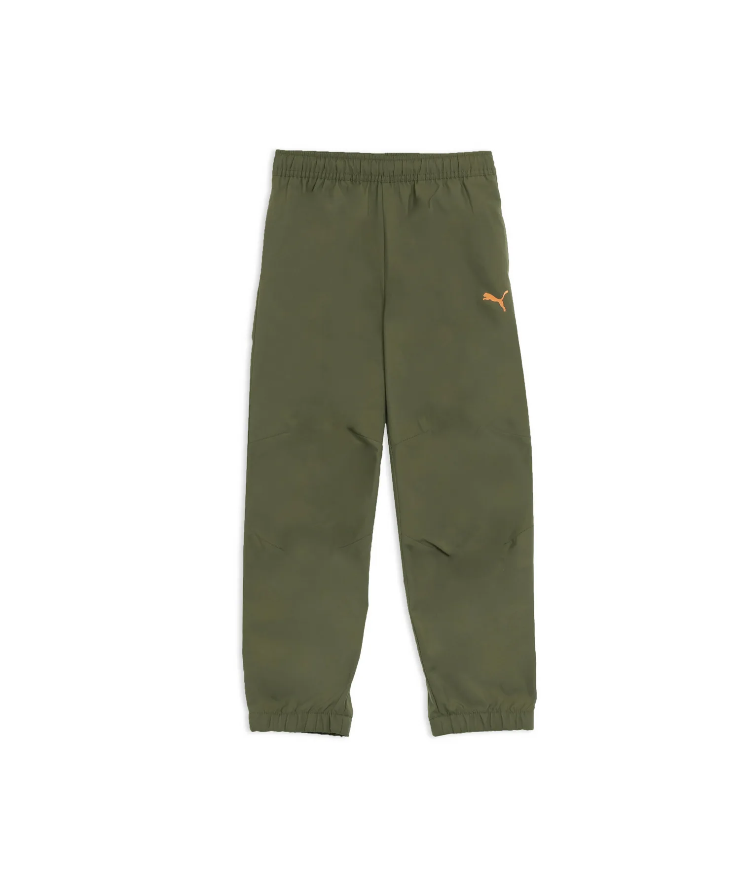 Детские штаны PUMA ESS ELEVATED WOVEN PANTS зеленые