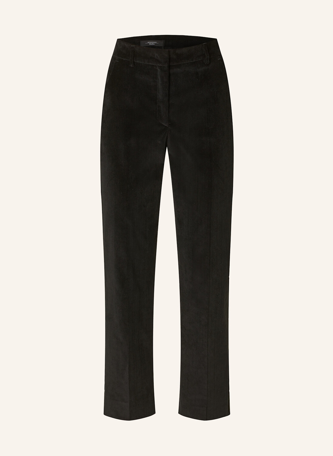 

Вельветовые брюки 7/8 Marruca Weekend Max Mara, черный