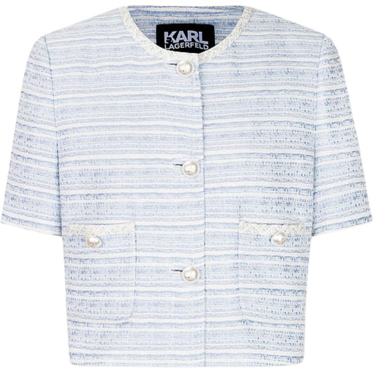 

KARL LAGERFELD / Karl Lagerfeld Jeans Куртка KARL LAGERFELD SS24 женская светло-голубая, Light Blue