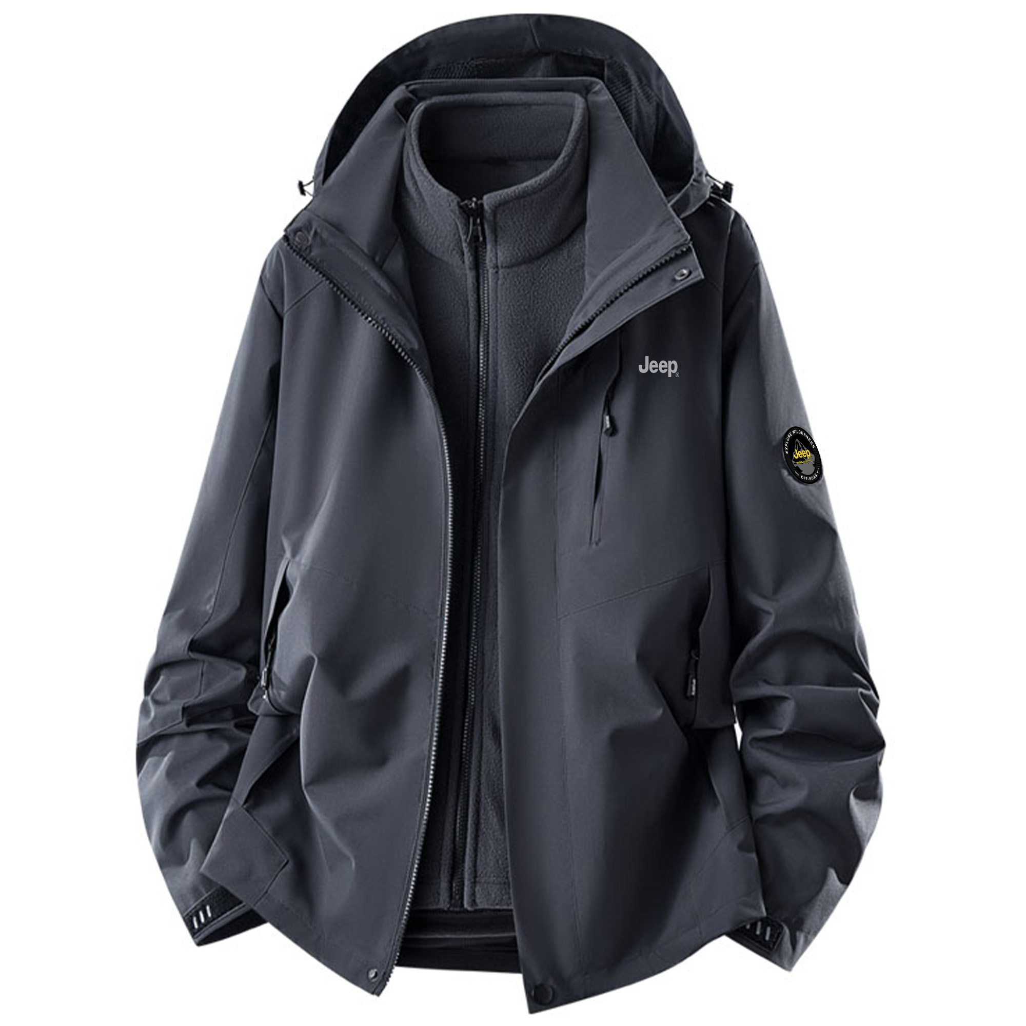 

Jeep Куртка из коллекции Leisure Unisex, Dark Gray (Fleece Liner+Shell Set)