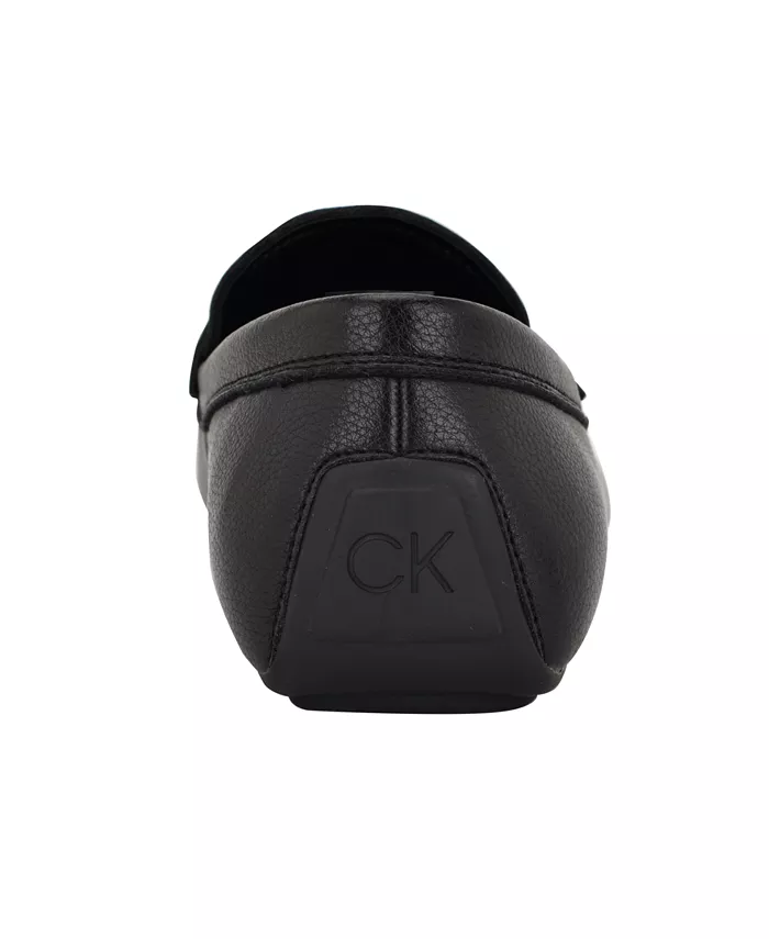 Мужские лоферы Oliver Logo с тесьмой Calvin Klein, черный — фото 3