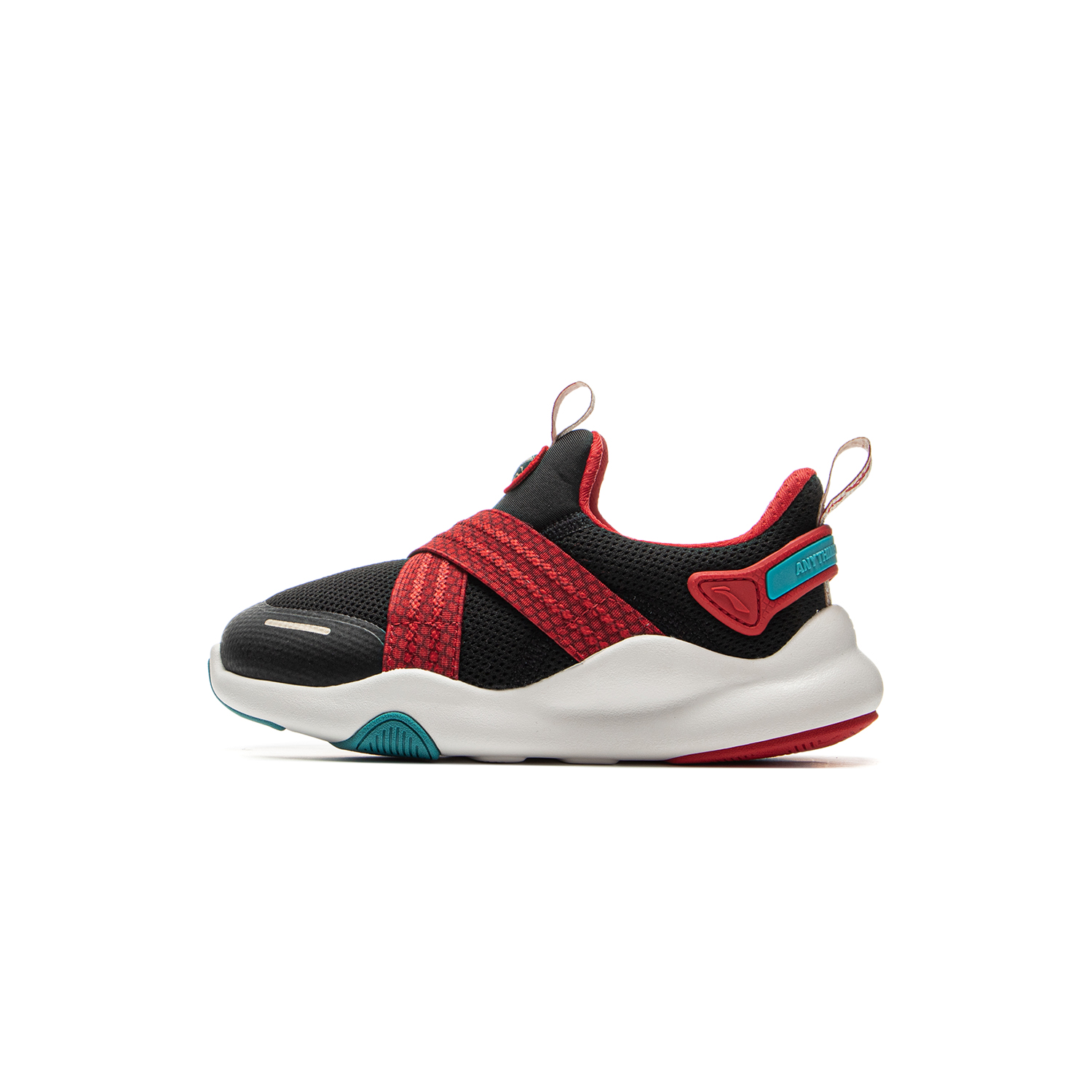 

LINING YOUNG Низкие детские повседневные кроссовки black/honor red kids'