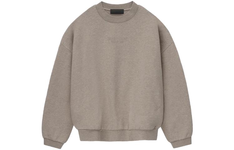 

Свитшот с вышитым логотипом Crew Neck Fear Of God Essentials, Core Heather/Core Heather