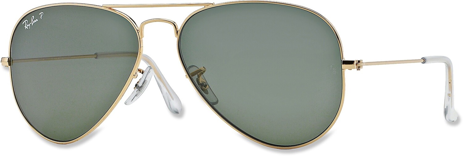 

Классические поляризованные солнцезащитные очки Aviator - кристально-зеленые Ray-Ban, желтый