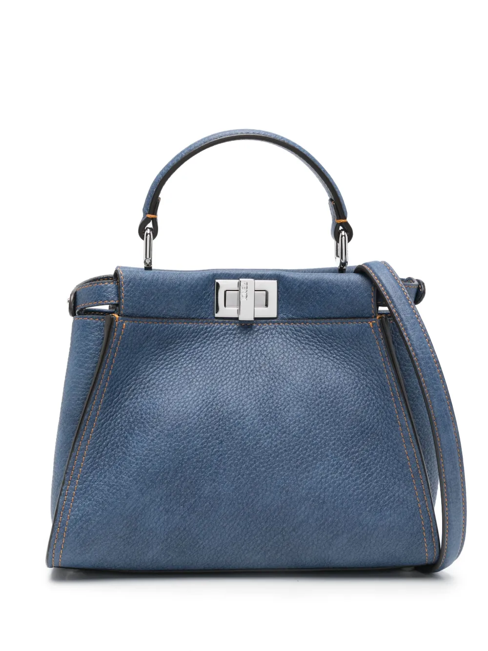 

Маленькая сумка-тоут Peekaboo FENDI, синий