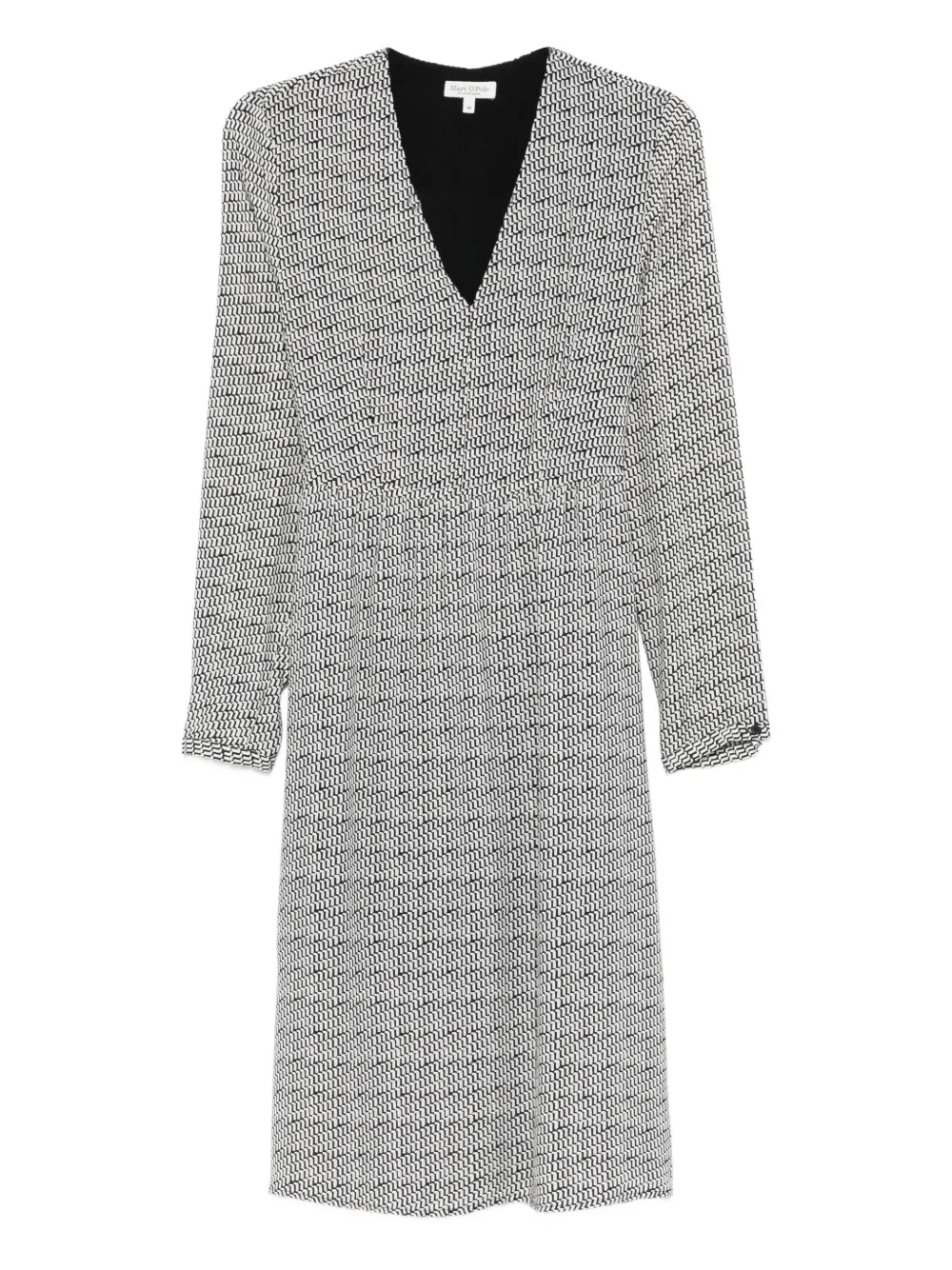 

Платье миди с V-образным вырезом Marc O'Polo, белый