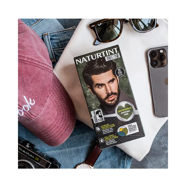 Краситель без аммиака Naturtint Men Tinte Coloración Permanente Naturtint, цвет negro — фото 2