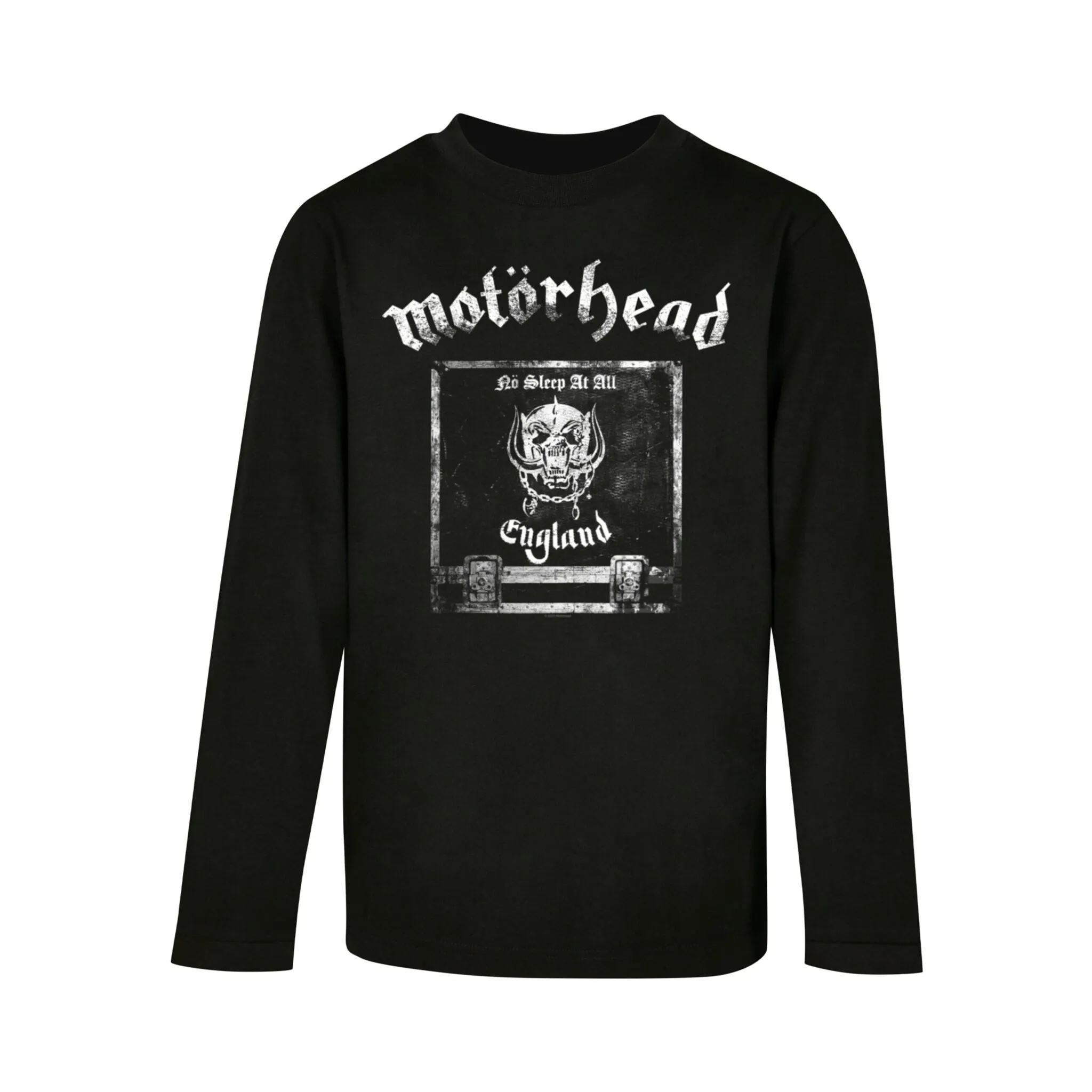 

Лонгслив с длинным рукавом «Merchcode Men's Kids Motorhead - No Sleep At All Longsleeve», черный