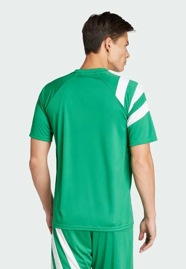 Футболка спортивная Adidas Performance Fortore 23 Jersey, темно-зеленый белый — фото 2