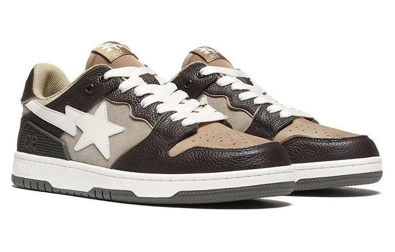 BAPE Bape SK8 Sta Коричневый Слоновая кость A Bathing Ape — фото 4