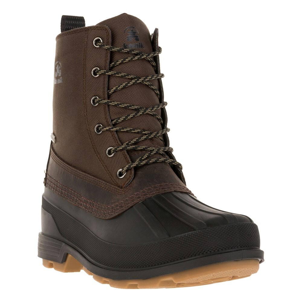 

Мужские зимние ботинки Lawrence Mid водонепроницаемые Kamik, цвет chocolate leather