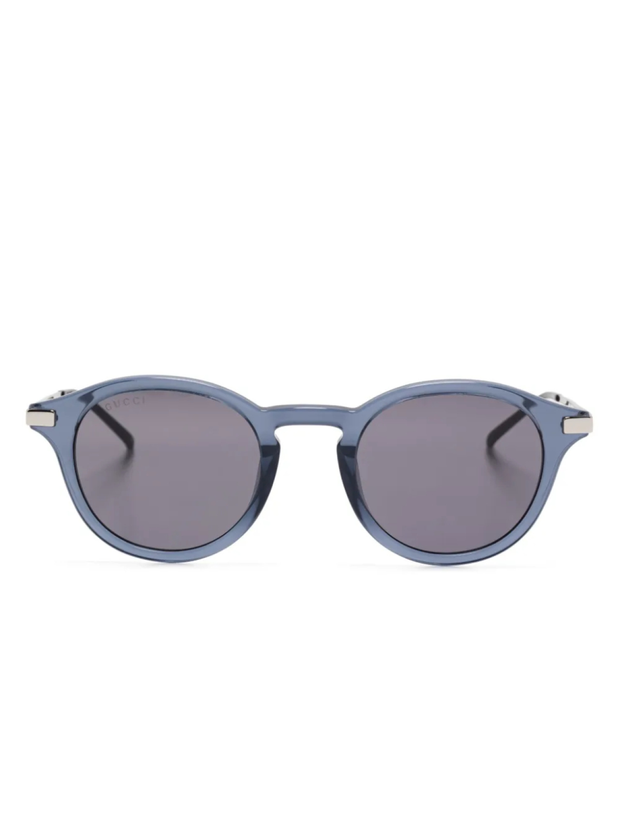 

Gucci Eyewear солнцезащитные очки в круглой оправе, синий