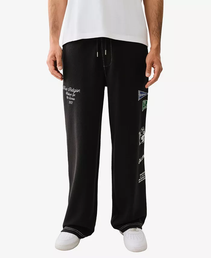 

Мужские мешковатые спортивные штаны Reverse Terry True Religion, черный