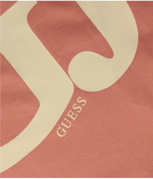 Футболка relaxed fit Guess Active, розовый — фото 3