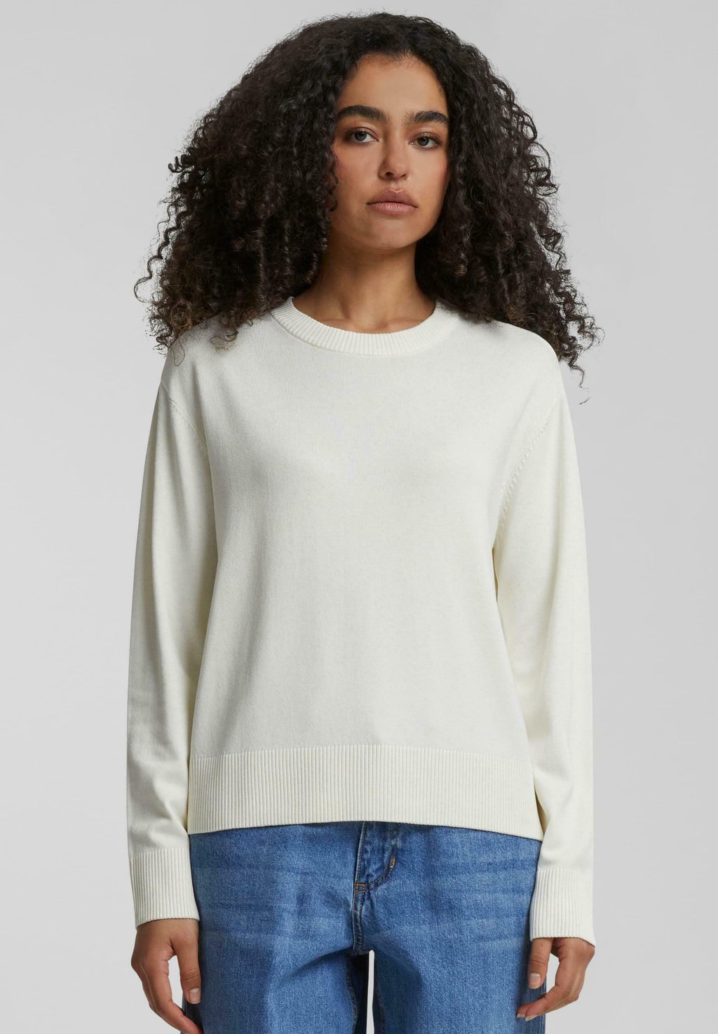 

Джемпер ROUNDNECK Urban Classics, бежевый