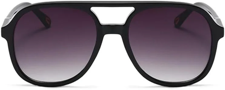 

Солнцезащитные очки с двойной перемычкой, защитой от УФ-излучения UV400, прозрачным градиентом, для занятий спортом на открытом воздухе и путешествий UYPTK, Tea Tea