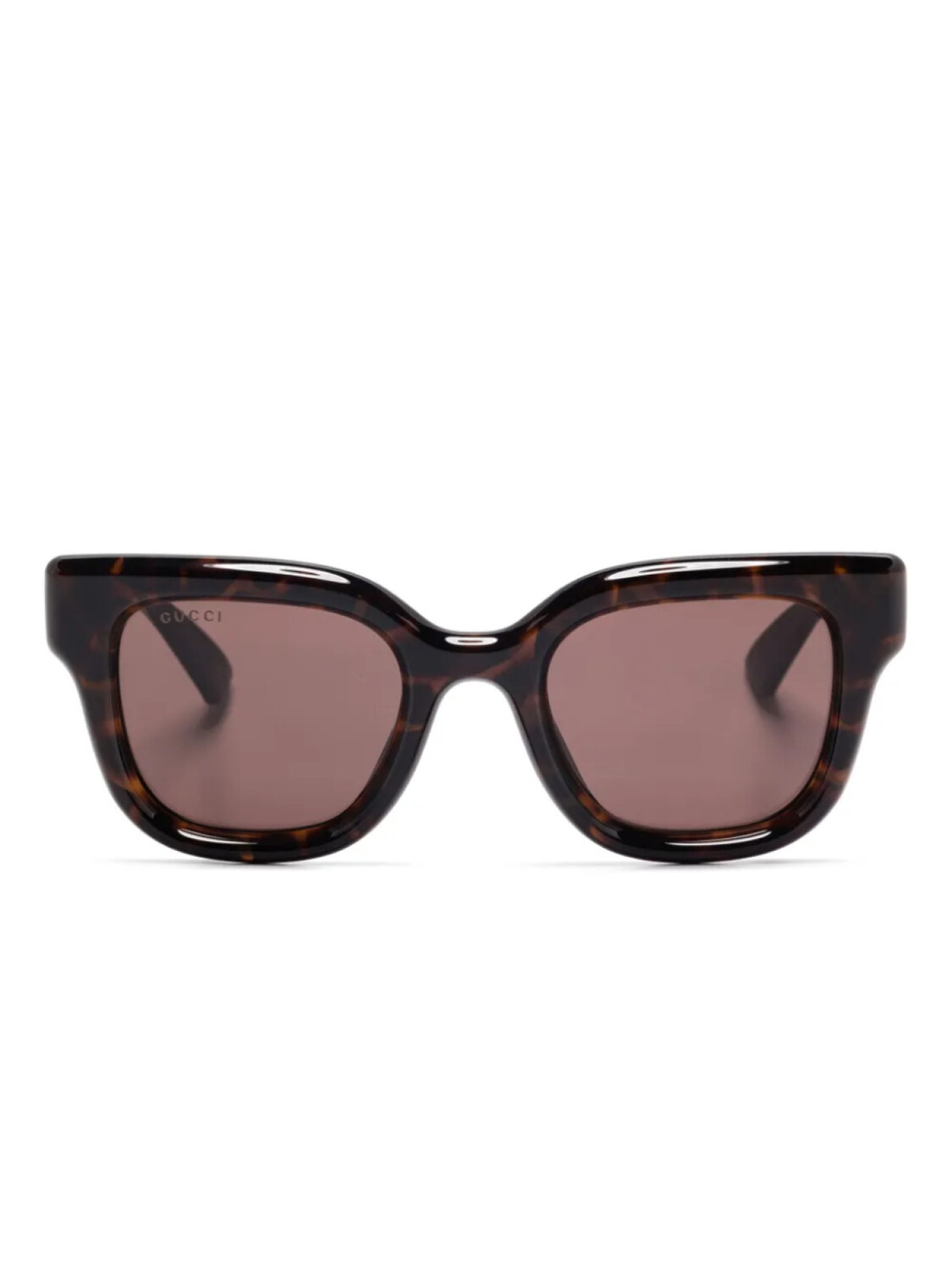 

Gucci Eyewear солнцезащитные очки в квадратной оправе, коричневый