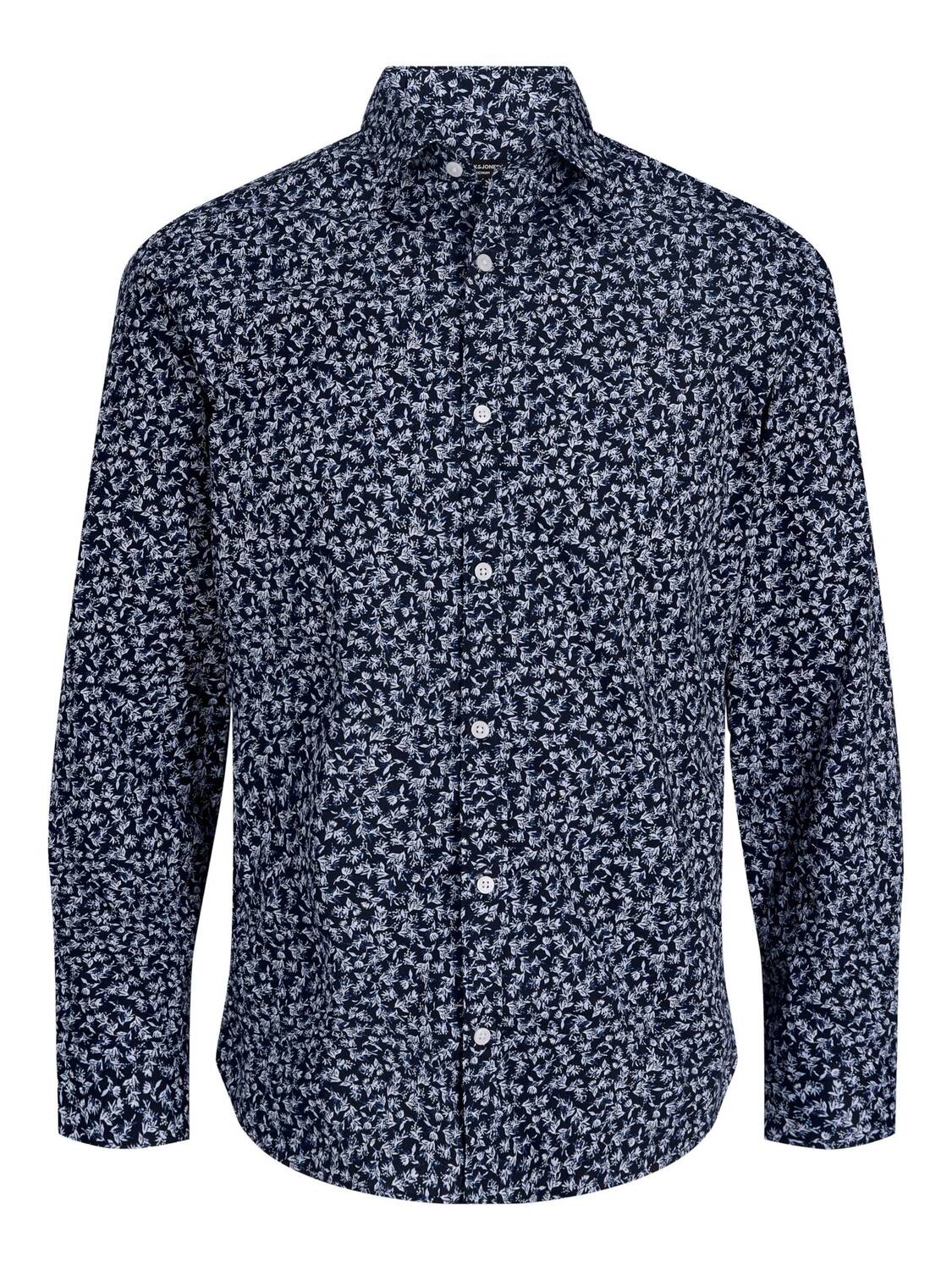 

JACK & JONES Рубашка на пуговицах Regular fit в синем, светло-голубом цвете