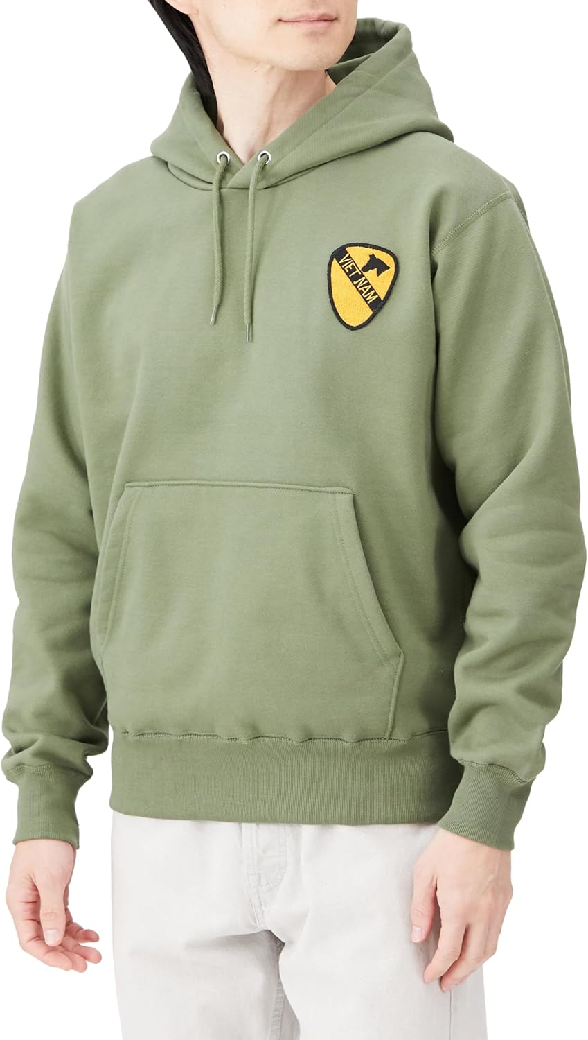 

Толстовка с капюшоном в стиле F, нашивка с гербом армии США, на флисовой подкладке, без капюшона, оливково-зеленый цвет F-Style