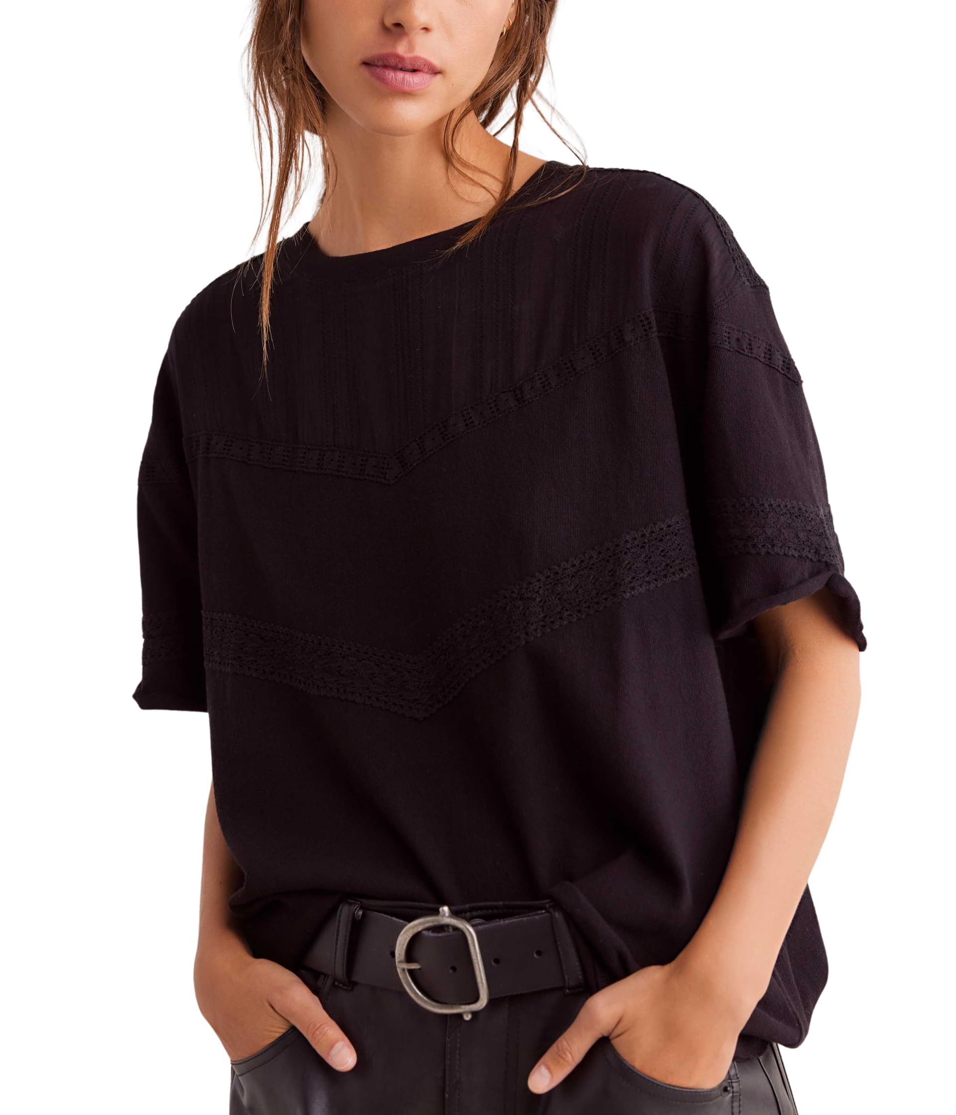 

Футболка Free People Dorothy Tee, черный